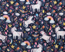 Load image into Gallery viewer, Saddle Pad - Pony - Pink -Unicorn - Pony - Navy
