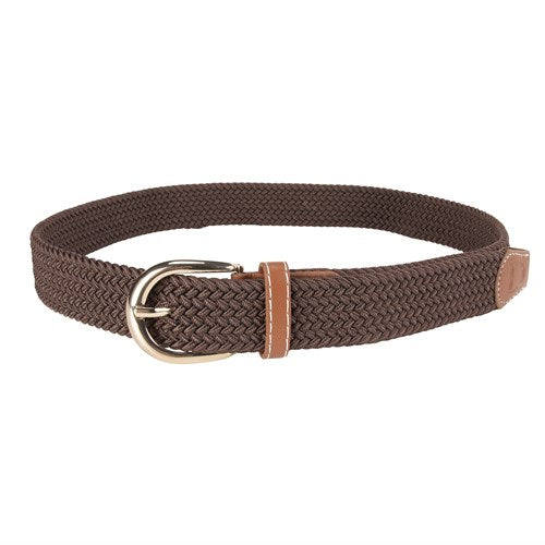 Braided Equestrian Belt - BROWN - 28 inch