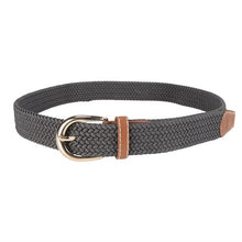 Load image into Gallery viewer, Braided Equestrian Belt - Grey - 28 inch
