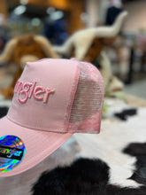 Load image into Gallery viewer, Wrangler - Kimmy HP Pony Tail Trucker Cap - PINK - One Size
