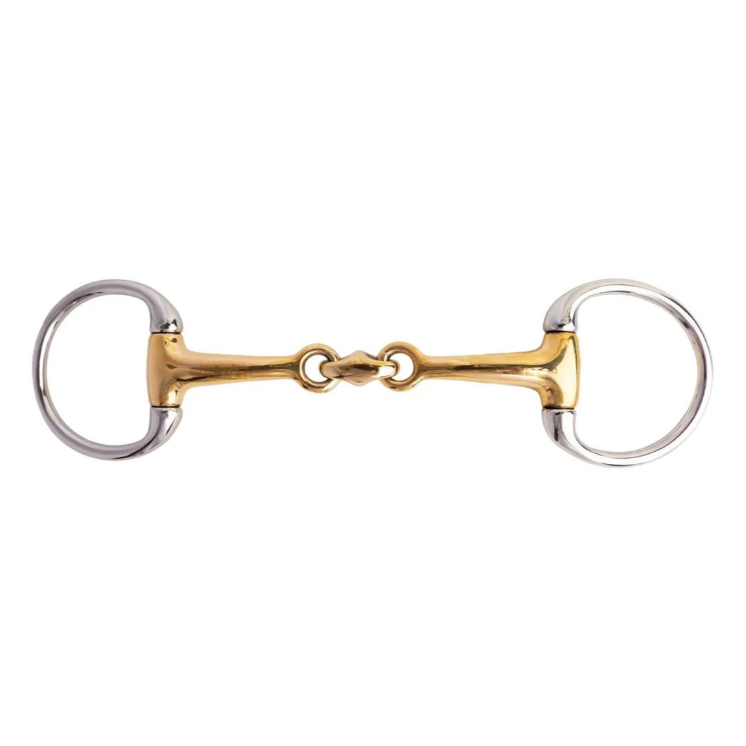 Cavalier Brass Eggbutt with Training Link