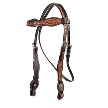 Load image into Gallery viewer, Alabama Western Bridle - Tan -  One Size
