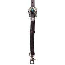 Load image into Gallery viewer, Vaquera Breast Plate - Brown Turquoise - Fort Worth  - One Size
