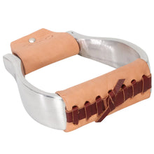 Load image into Gallery viewer, Oxbows - Aluminium - Leather Treads
