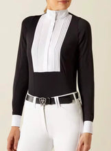 Load image into Gallery viewer, Dressage Diva - Dressage Show Shirt “The Christine “ - Black/White - XXL - 16
