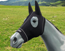 Load image into Gallery viewer, Hidez Compression Hood with Ears and Zip - Black - SMALL 14 hh-15 hh
