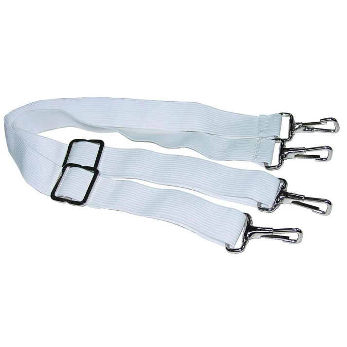 Hood Connector Straps - White