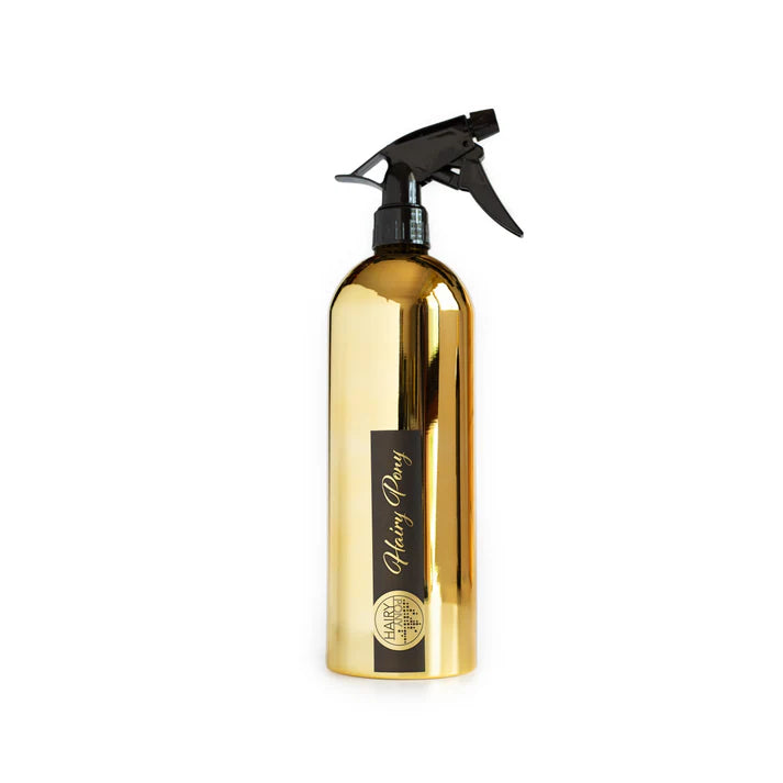 Hairy Pony - Gold Metal Spray Bottle - 1000 ml