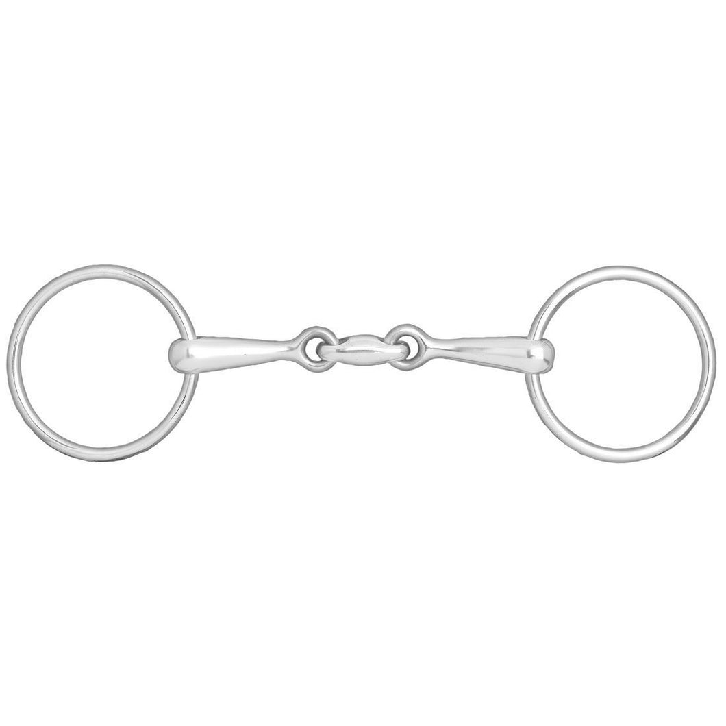 Bit - Double Jointed Loose Ring Snaffle -12.5 cm - 5 inch