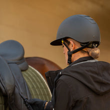 Load image into Gallery viewer, Helmet - Equinavia Crown MIPS - Black/Siver Crystal -SMALL &amp; LARGE
