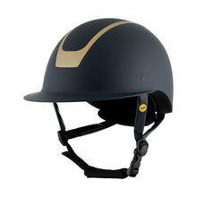 Load image into Gallery viewer, Helmet - Equinavia Crown MIPS - Navy/Gold - SMALL &amp; LARGE
