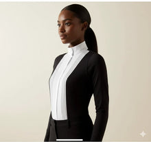 Load image into Gallery viewer, Dressage Diva - Dressage Show Shirt “The Christine “ - Black/White - XXL - 16
