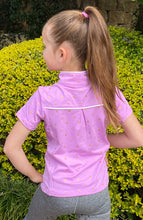 Load image into Gallery viewer, Bare Babes Quarter Zip Shirt-Pink Star Dust - Childs 4
