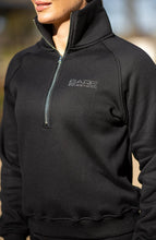 Load image into Gallery viewer, Bare - Quarter Zip Teddy Pull Over - BLACK
