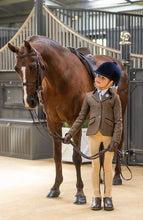 Load image into Gallery viewer, YOUTH 2 tone Competition Tights - Hunter/Havana Brown - ASSORTED SIZES
