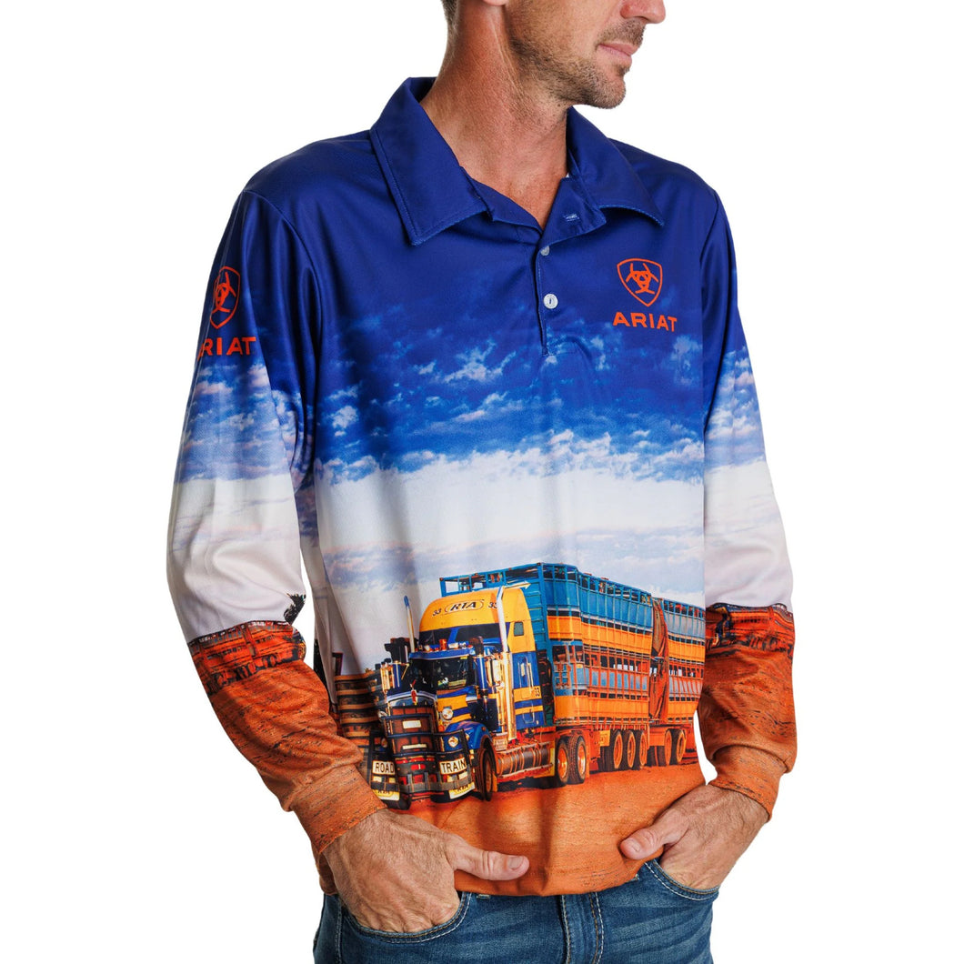 Ariat Inisex Fishing Shirt - ROAD TRAIN