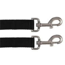 Load image into Gallery viewer, Side Reins - Nylon with Elastic - Black
