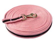 Load image into Gallery viewer, Lunge Lead - Soft Tubular Web  -Assorted Colors -  8 metres
