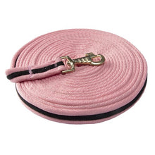 Load image into Gallery viewer, Lunge Lead - Soft Tubular Web  -ASSORTED COLORS - 8 metres

