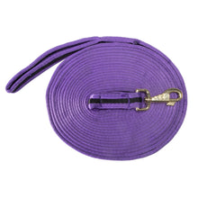 Load image into Gallery viewer, Lunge Lead - Soft Tubular Web  - ASSORTED COLORS - 8 metres
