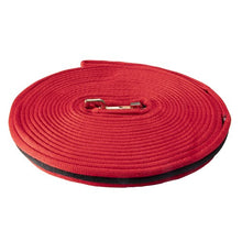 Load image into Gallery viewer, Lunge Lead - Soft Tubular Web  -ASSORTED COLORS - 8 metres
