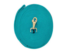 Load image into Gallery viewer, Lunge Lead - Soft Tubular Web  -Assorted Colors -  8 metres
