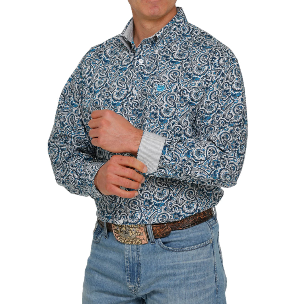 Cinch Shirt - MTW1105401- Blue - X SMALL