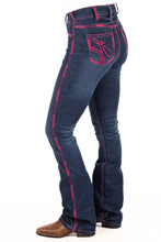Load image into Gallery viewer, Hitchley &amp; Harrow - Unamed Jeans -Ultra Rise - Hot Pink Stitch - 24/35
