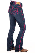 Load image into Gallery viewer, Hitchley &amp; Harrow - Unamed Jeans -Ultra Rise - Hot Pink Stitch - 24/35
