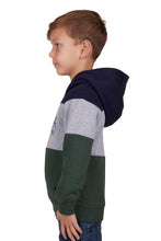 Load image into Gallery viewer, Hopkins Hoodie - BOYS - Pure Western - NAVY/GREEN
