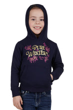 Load image into Gallery viewer, Brandy Hoodie - GIRLS - Pure Western - NAVY
