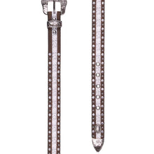 Load image into Gallery viewer, Pure Western - KIDS Elaine Belt - Chocolate - ASSORTED SIZES

