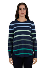 Load image into Gallery viewer, Indigo Womens Jumper- Thomas Cook - NAVY/GREEN
