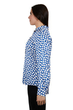 Load image into Gallery viewer, Embery Long Sleeve Shirt - Thomas Cook - COBALT
