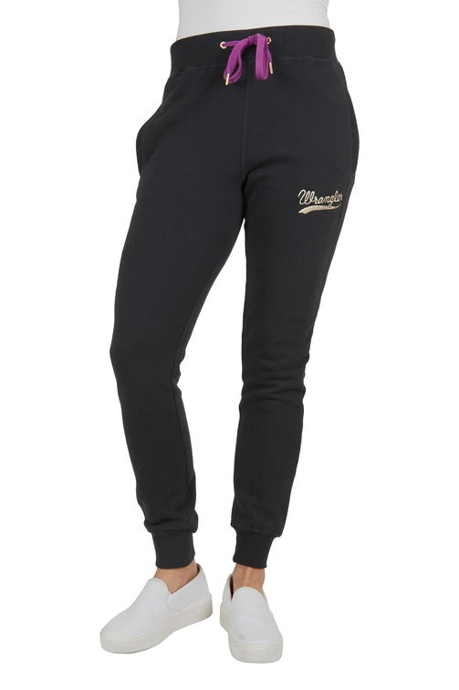 Womans Trackpant - Wrangler - Stella Slim - Black - 16