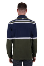 Load image into Gallery viewer, Rugby- Mens - Richard - Wrang;er - Cypress/Navy - small

