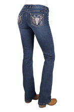 Load image into Gallery viewer, Pure Western Womens Bec Boot Cut Jeans - INDIGO
