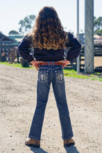 Load image into Gallery viewer, Pure Western Girls Bec Boot Cut Jeans - INDIGO
