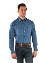 Load image into Gallery viewer, Wrangler - Mens Patrick Western Long sleeve Shirt - Black/Tan - XXXL - 30 % OFF - WAS $ 119.95 NOW $ 93.96
