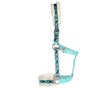 Load image into Gallery viewer, Halter - Fleece Ponies -  Rancher - Aqua - PONY
