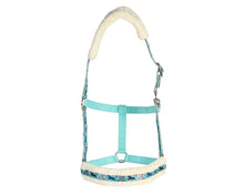 Load image into Gallery viewer, Halter - Fleece Ponies - Aqua - PONY, COB, FULL
