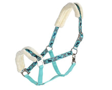 Load image into Gallery viewer, Halter - Fleece Ponies -  Rancher - Aqua - PONY

