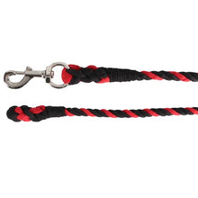Load image into Gallery viewer, Lead Rope - Black/Red - 7 foot

