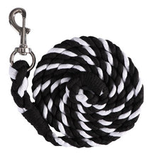 Load image into Gallery viewer, Lead Rope - Black/White - 7 foot
