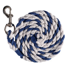 Load image into Gallery viewer, Lead Rope - Blue/White - 7 foot
