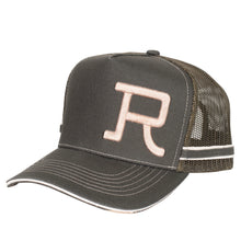 Load image into Gallery viewer, Roper Trucker Cap - Branded - Forest / Stone - One size
