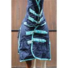 Load image into Gallery viewer, Rainsheet- Kozy Lite - COMBO- 1200D - Navy/Turquoise - ASSORTED SIZES
