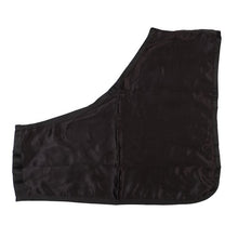 Load image into Gallery viewer, Bib - Satin Rug Bib - Black-- ASSORTED SIZES
