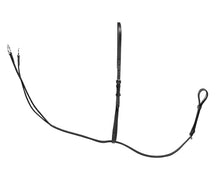 Load image into Gallery viewer, Leather Black Running Martingale - GG - BROWN &amp; BLACK - PONY
