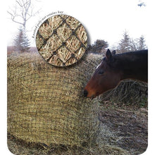 Load image into Gallery viewer, Round Bale Slow Feeder Haynet - SMALL - 4 ' x 4 ' &amp; MEDIUM 5' X 4 "
